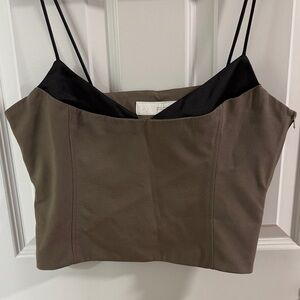 Zara Women's Brown & Black Camisole